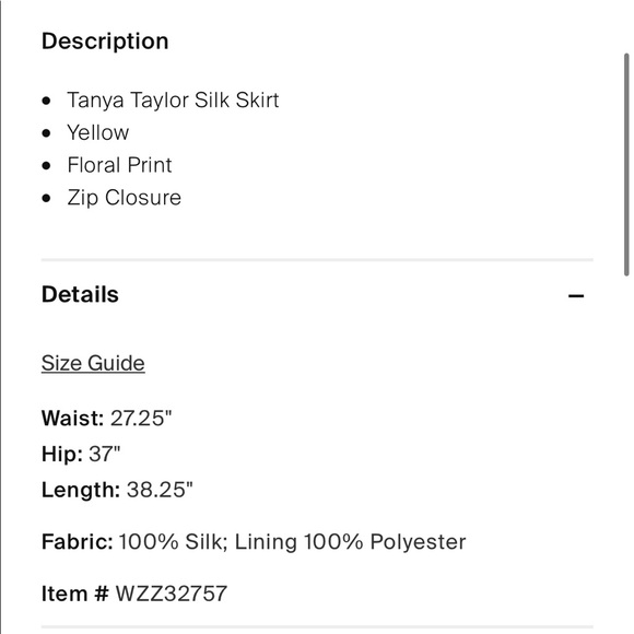 Tanya Taylor Silk Skirt - Picture 5 of 5